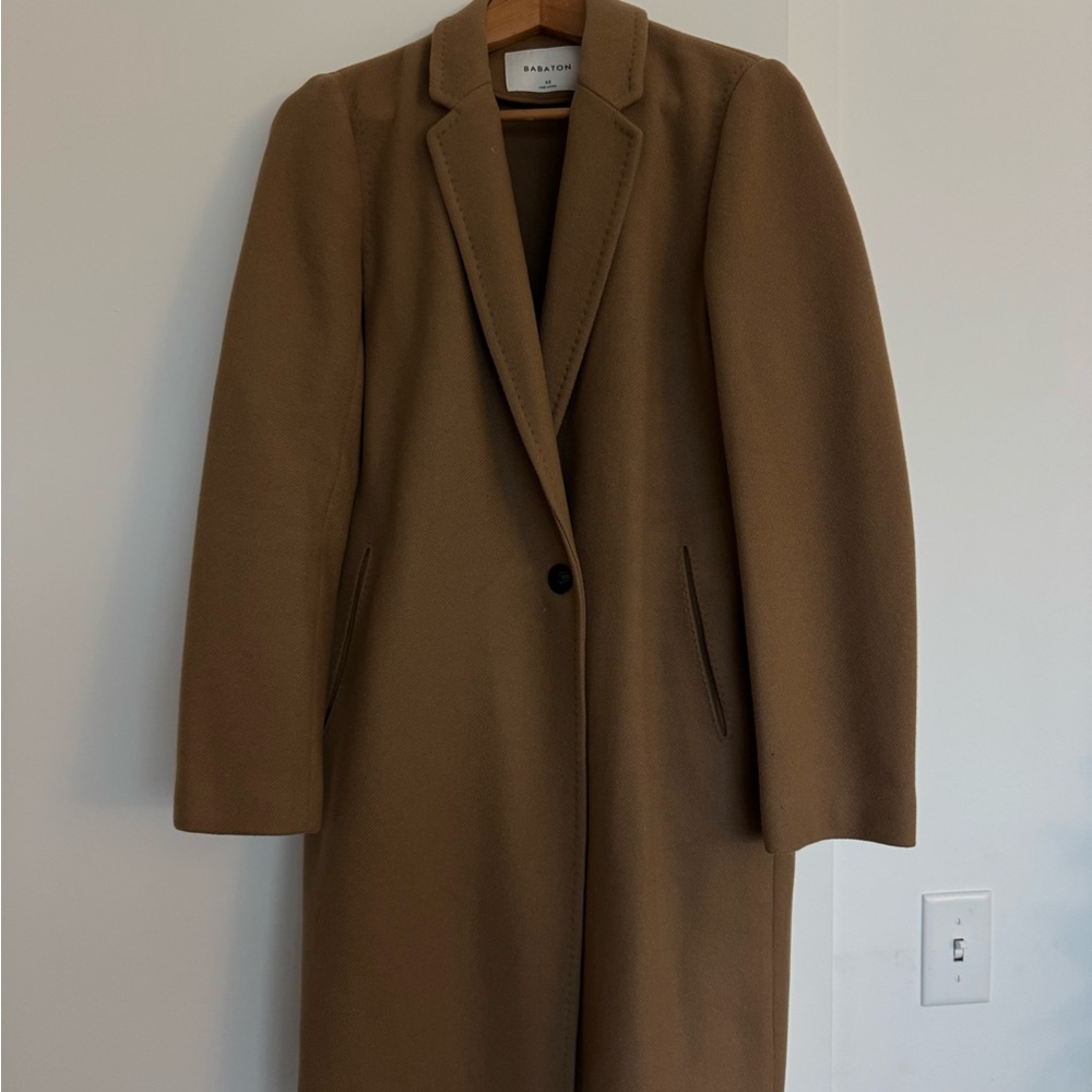 Aritzia Babaton Tan Coat